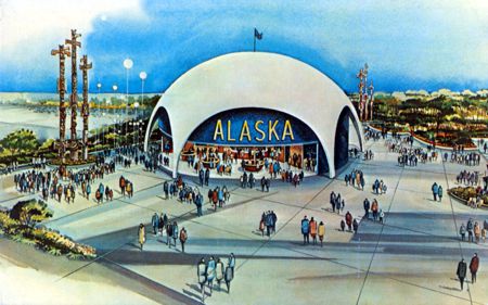 Alaskan Village exhibitor postcard No. 78166-B
