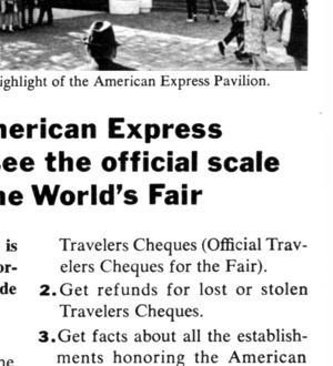 American Express advertisement panel 4