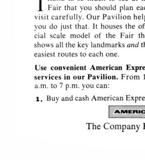 American Express advertisement panel 5