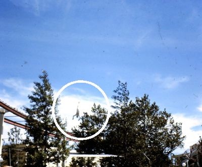 Stuntman falling after being shot from the gun