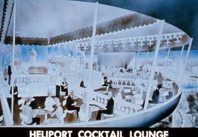 Heliport Cocktail Lounge — architect's rendering