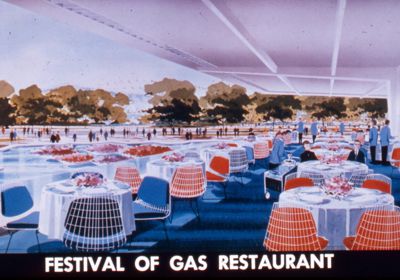 Festival of Gas Restaurant — architect's rendering