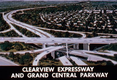 Clearview Expressway & Grand Central Parkway — architect's rendering