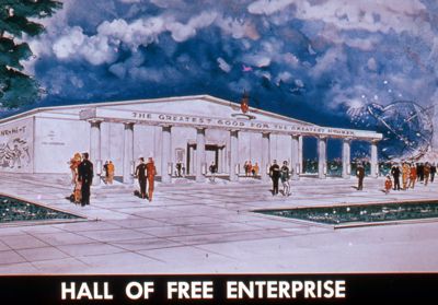 Hall of Free Enterprise — architect's rendering