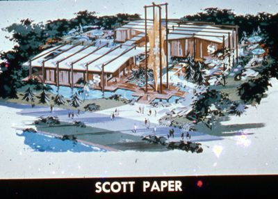 Scott Paper — architect's rendering