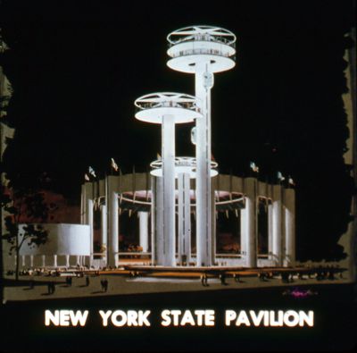 New York State Pavilion — architect's rendering