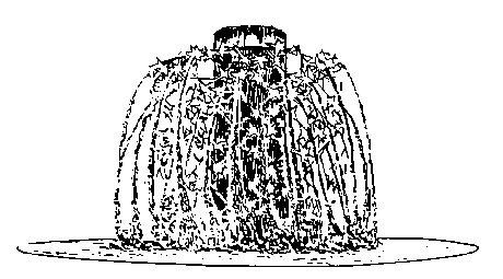 Astral Fountain line drawing