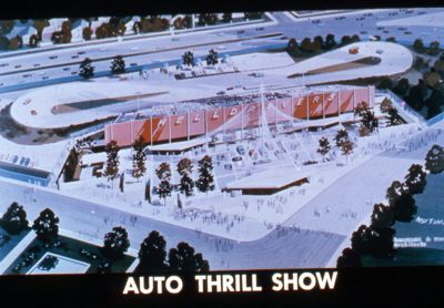 Artist's rendering of the Auto Thrill Show