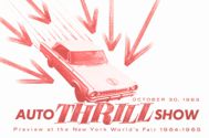 Auto Thrill Show Preview pamphlet