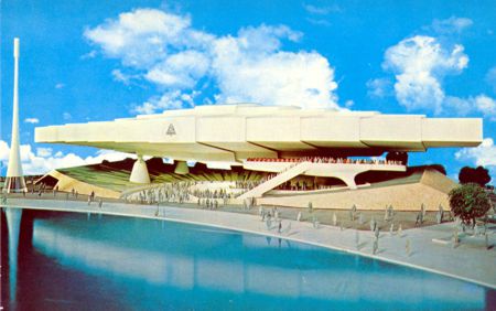 Bell System Pavilion official postcard No. 72586-B