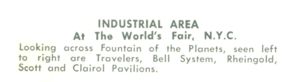 Reverse of Industrial Area postcard No. WF407