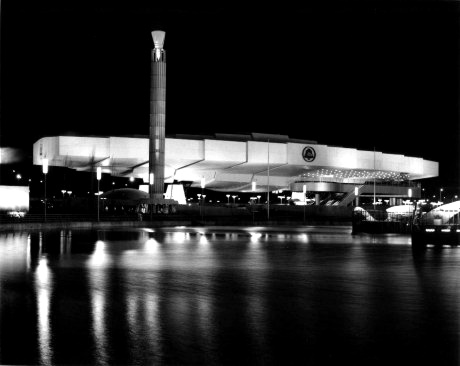 Night View of the Bell System Pavilion