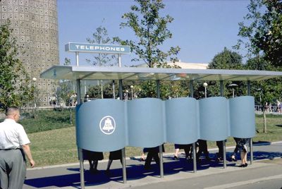 Serpentine Telephone Booths