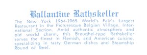 Reverse — Ballantine Rathskeller