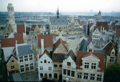 Inside the Entrance to the Belgian Village