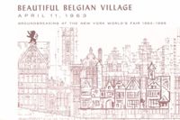 Belgian Village Groundbreaking pamphlet