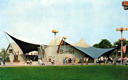 Berlin Pavilion exhibitor postcard