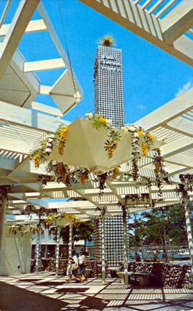 In the Pavilion Courtyard