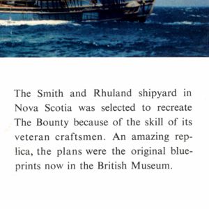 Board the Bounty brochure panel 6