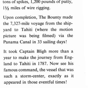 Board the Bounty brochure panel 10