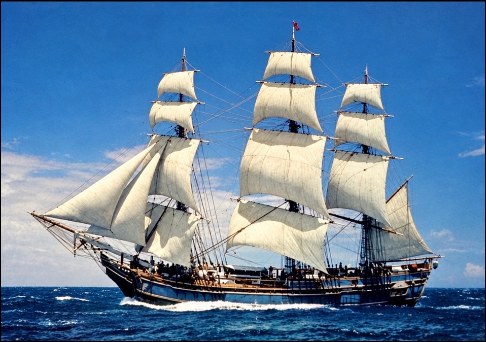 Bounty — re-creation for the 1962 movie "Mutiny on the Bounty"