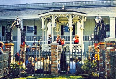 Bourbon Street's passing paraders and Ted diGeorgia's band