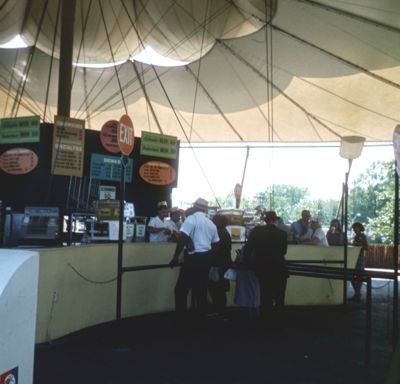 Brass Rail Refreshment Interior