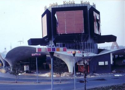 Kodak Pavilion debris field