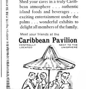 Caribbean Pavilion advertisement panel 3