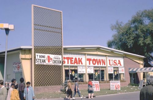 Century Grill building in 1965 as Steak Town USA
