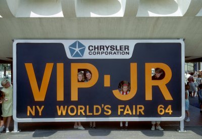 Oversized license plate makes for a great photo opportunity!