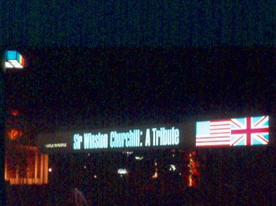 The Churchill Center - Night view