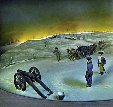 THE BITTER WINTER OF '77 Valley Forge encampment model