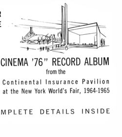 Cinema '76 Record Album order form — page scan