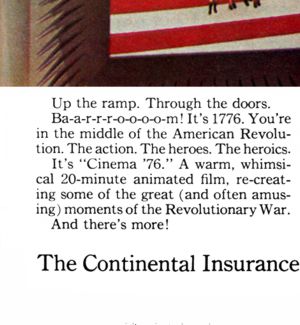 Continental Insurance 1965 advertisement panel 5