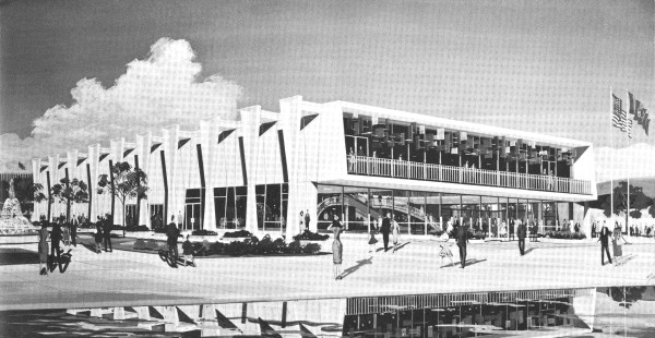 Architectural rendering of the Demonstration Center