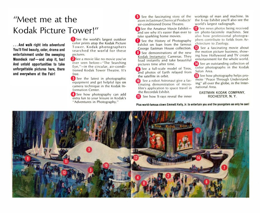 Eastman Kodak advertisement, 1964 Official Guide