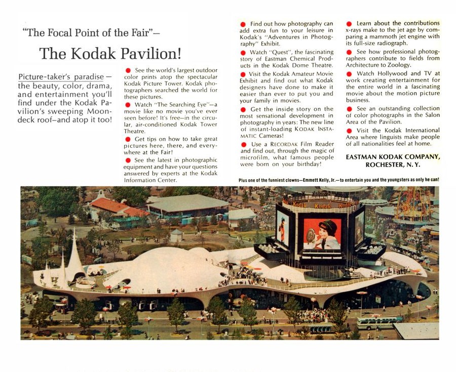 Eastman Kodak advertisement, 1965 Official Guide