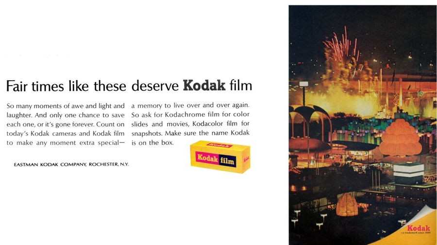 Eastman Kodak national advertisement
