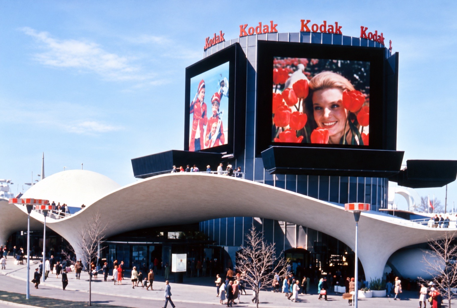Eastman Kodak Pavilion — Picture Tower and moondeck