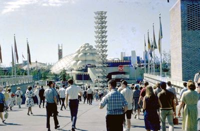 View of the Fair from the Entrance Building