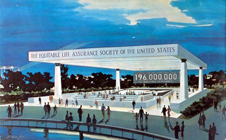 Equitable Demograph Pavilion exhibitor postcard No. 80486-B