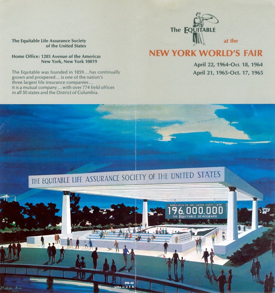 The Equitable at the New York World's Fair brochure page 1