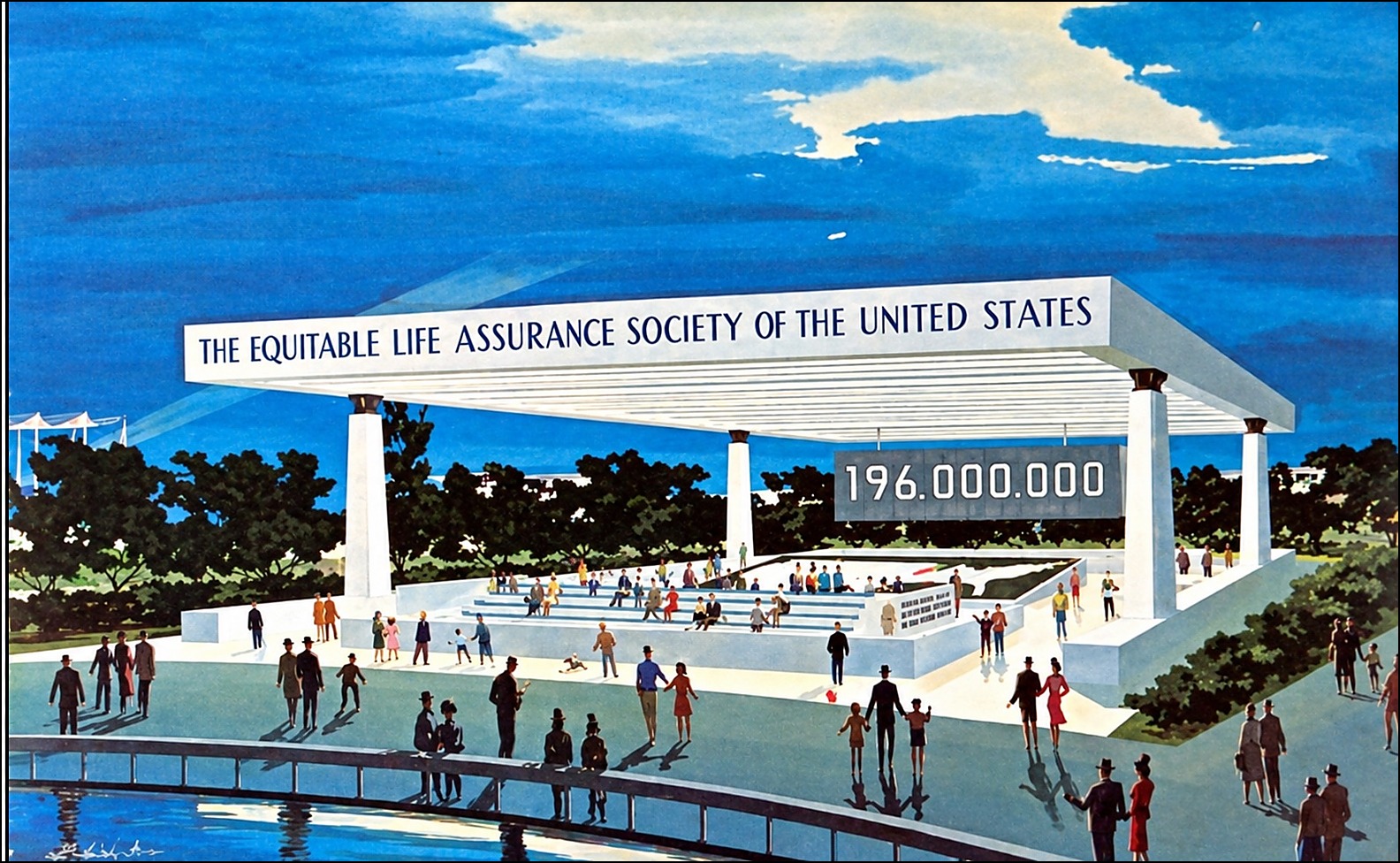 Equitable Life Assurance Society pavilion with population tabulator