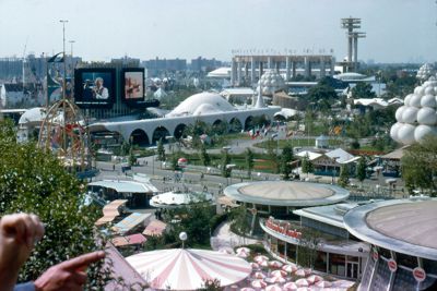 The Fair looking southwest over the Industrial Area from the top of the Better Living Building