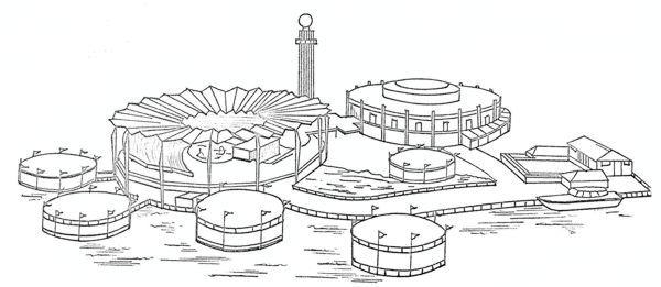 Florida Pavilion line drawing