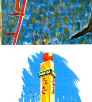 Florida 1964 Official Guide advertisement panel 3