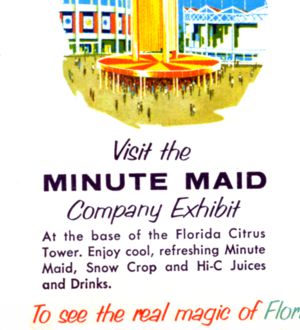 Florida 1964 Official Guide advertisement panel 5