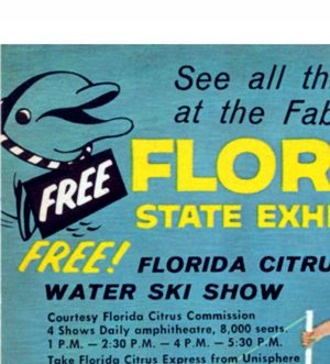 Florida 1965 Official Guide advertisement panel 1