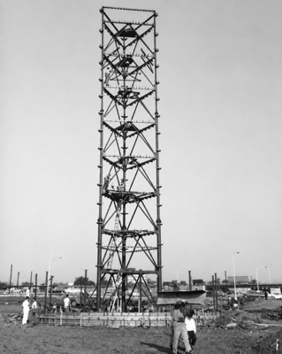 Construction of the Florida Citrus Tower